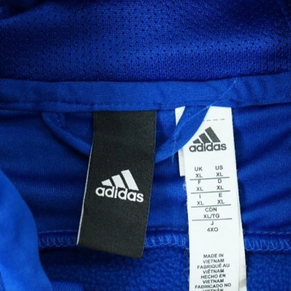 Tampa Bay Lightning Hoodie Sweatshirt‎ Mens XL Blue NHL Hockey Adidas Full Zip